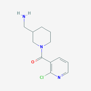 (3-(Aminomethyl)piperidin-1-yl)(2-chloropyridin-3-yl)methanone