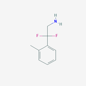 2,2-Difluoro-2-(2-methylphenyl)ethan-1-amine