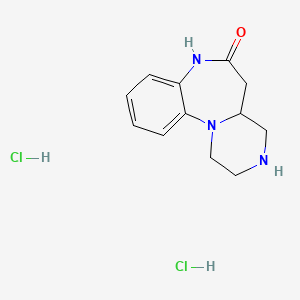 1,2,3,4,4a,5-Hexahydrobenzo[b]pyrazino[1,2-d][1,4]diazepin-6(7H)-one dihydrochloride