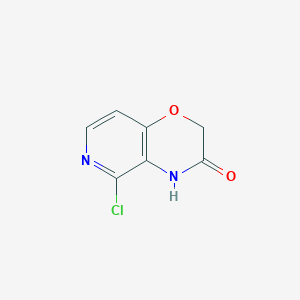 molecular formula C7H5ClN2O2 B1469663 5-Chloro-2H-pyrido[4,3-B][1,4]oxazin-3(4H)-one CAS No. 1378678-80-8