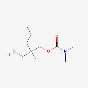 2-(Hydroxymethyl)-2-methylpentyl dimethylcarbamate