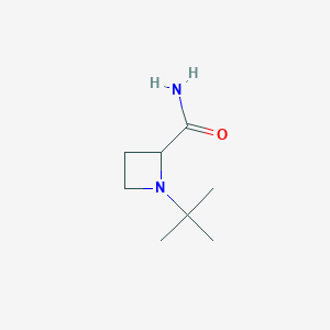 1-Tert-butylazetidine-2-carboxamide