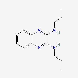 2,3-Quinoxalinediamine, N,N'-di-2-propenyl-