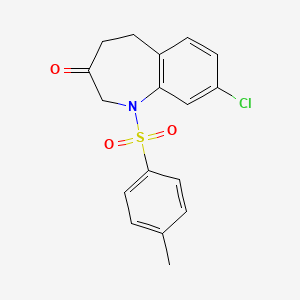 8-chloro-1-(4-methylphenyl)sulfonyl-4,5-dihydro-2H-1-benzazepin-3-one