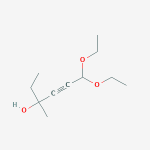 6,6-Diethoxy-3-methylhex-4-YN-3-OL