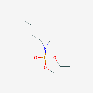 Phosphonic acid, (2-butyl-1-aziridinyl)-, diethyl ester