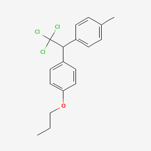 1-Methyl-4-[2,2,2-trichloro-1-(4-propoxyphenyl)ethyl]benzene