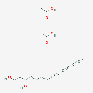 Acetic acid;tetradeca-4,6-dien-8,10,12-triyne-1,3-diol