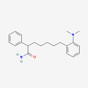 7-[2-(Dimethylamino)phenyl]-2-phenylheptanamide