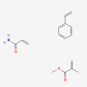 Methyl 2-methylprop-2-enoate;prop-2-enamide;styrene