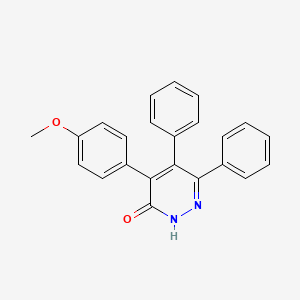 4-(4-Methoxyphenyl)-5,6-diphenylpyridazin-3-ol