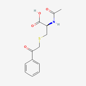 (2R)-2-acetamido-3-phenacylsulfanylpropanoic acid