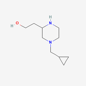 2-[4-(Cyclopropylmethyl)-2-piperazinyl]-1-ethanol