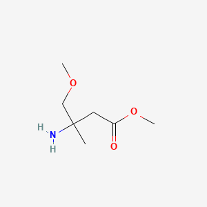 Methyl 3-amino-4-methoxy-3-methylbutanoate