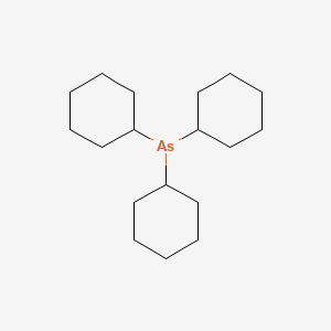 Arsine, tricyclohexyl-