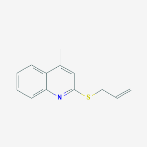 4-Methyl-2-[(prop-2-en-1-yl)sulfanyl]quinoline