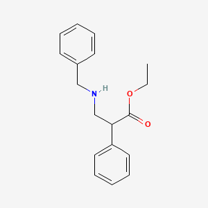 Ethyl 3-(benzylamino)-2-phenylpropanoate