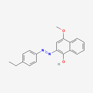 2-[2-(4-Ethylphenyl)hydrazinylidene]-4-methoxynaphthalen-1(2H)-one