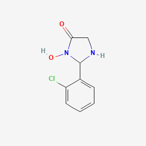 2-(2-Chlorophenyl)-3-hydroxyimidazolidin-4-one