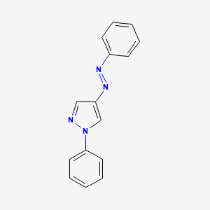 1H-Pyrazole, 1-phenyl-4-(phenylazo)-