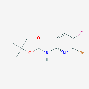 B1469746 Tert-butyl (6-bromo-5-fluoropyridin-2-YL)carbamate CAS No. 1446793-48-1