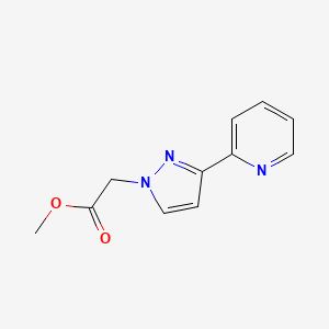 methyl 2-(3-(pyridin-2-yl)-1H-pyrazol-1-yl)acetate