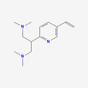 2-(5-ethenylpyridin-2-yl)-N,N,N',N'-tetramethylpropane-1,3-diamine