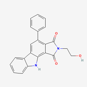 2-(2-hydroxyethyl)-4-phenyl-10H-pyrrolo[3,4-a]carbazole-1,3-dione