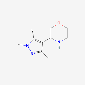 3-(trimethyl-1H-pyrazol-4-yl)morpholine
