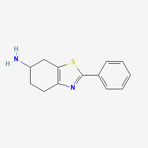 2-Phenyl-4,5,6,7-tetrahydro-1,3-benzothiazol-6-amine