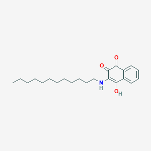 3-(Dodecylamino)-4-hydroxynaphthalene-1,2-dione