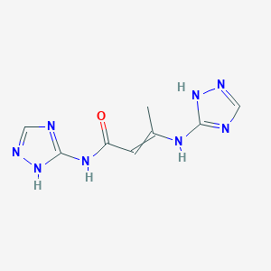 N-(1H-1,2,4-triazol-5-yl)-3-(1H-1,2,4-triazol-5-ylamino)but-2-enamide