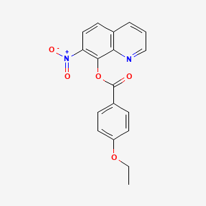 (7-nitroquinolin-8-yl) 4-ethoxybenzoate