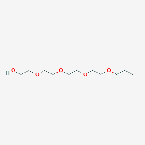 molecular formula C11H24O5 B14697676 3,6,9,12-Tetraoxapentadecan-1-ol CAS No. 23307-36-0