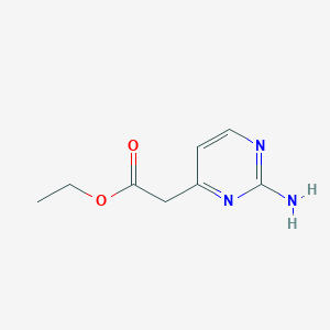 Ethyl 2-(2-aminopyrimidin-4-YL)acetate