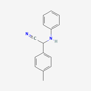 (4-Methylphenyl)(phenylamino)acetonitrile