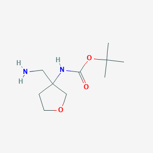 Tert-butyl (3-(aminomethyl)tetrahydrofuran-3-YL)carbamate