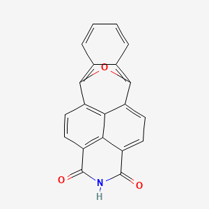 molecular formula C20H9NO3 B14697730 1H-6,11-Epoxy-2-azabenzo[cd]pleiadene-1,3(2H)-dione CAS No. 26510-56-5