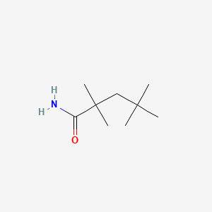 molecular formula C9H19NO B14697753 2,2,4,4-Tetramethylvaleramide CAS No. 32905-64-9