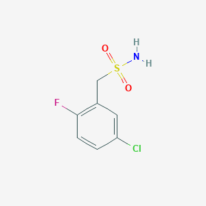 molecular formula C7H7ClFNO2S B1469776 (5-Chloro-2-fluorophenyl)methanesulfonamide CAS No. 1394042-52-4