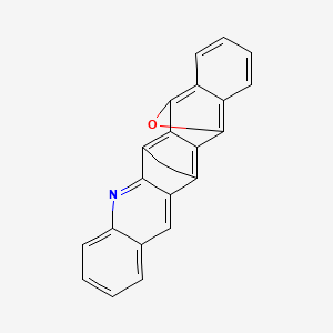 molecular formula C23H13NO B14697835 7,12-Epoxy-6,13-ethanonaphtho[2,3-b]acridine CAS No. 24930-70-9