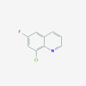 molecular formula C9H5ClFN B1469784 8-Chloro-6-fluoroquinoline CAS No. 22319-88-6