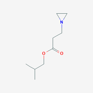 2-Methylpropyl 3-(aziridin-1-yl)propanoate