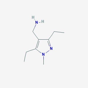 (3,5-diethyl-1-methyl-1H-pyrazol-4-yl)methanamine