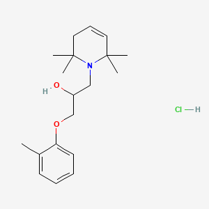 1(2H)-Pyridineethanol, 3,6-dihydro-alpha-((2-methylphenoxy)methyl)-2,2,6,6-tetramethyl-, hydrochloride