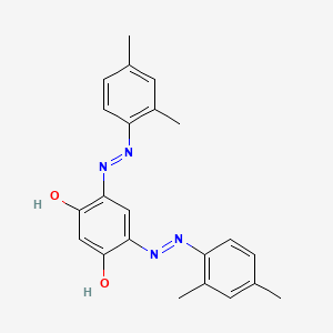 molecular formula C22H22N4O2 B14697980 Bis(xylylazo)resorcinol CAS No. 875235-18-0