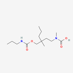 methyl-[3-methyl-3-(propylcarbamoyloxymethyl)hexyl]carbamic acid