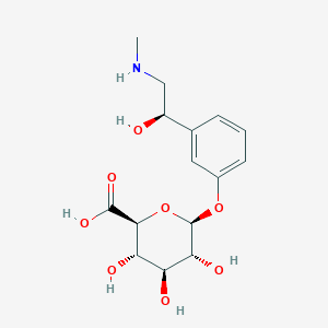 molecular formula C15H21NO8 B1469800 Phenylephrine-D-glucuronide CAS No. 2021255-73-0