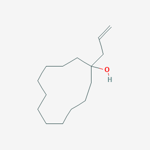 molecular formula C15H28O B14698017 Cyclododecanol, 1-(2-propenyl)- CAS No. 18208-71-4