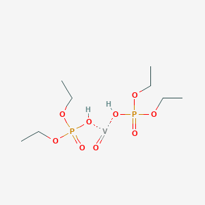 molecular formula C8H22O9P2V B14698032 Diethyl hydrogen phosphate;oxovanadium CAS No. 31273-06-0